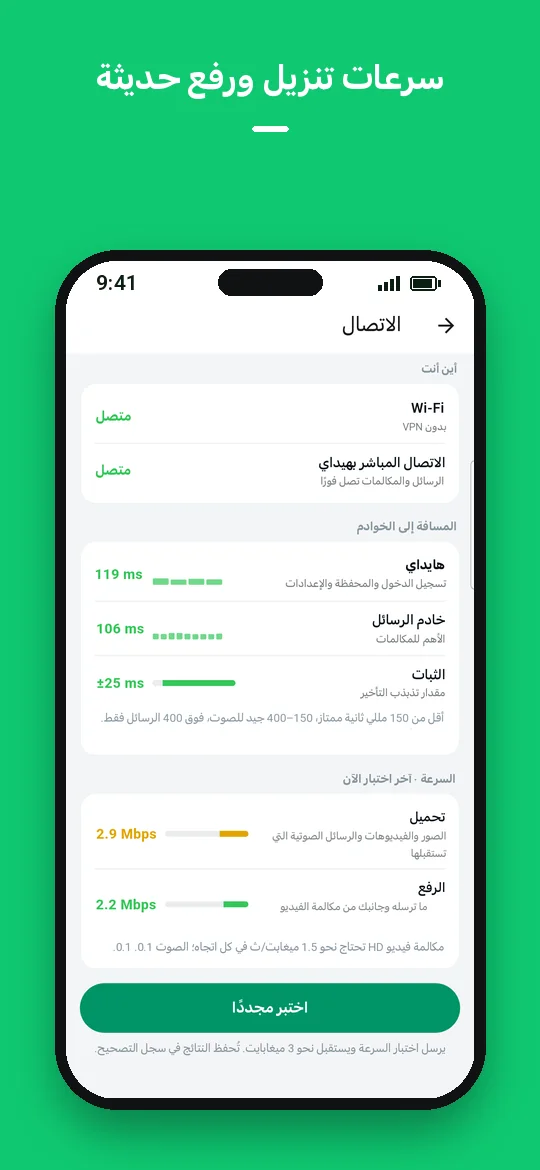 سرعات تنزيل ورفع حديثة — Haydai
