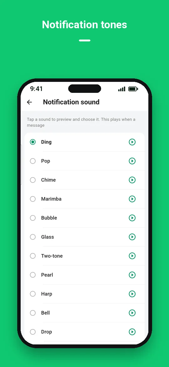Notification tones — Haydai