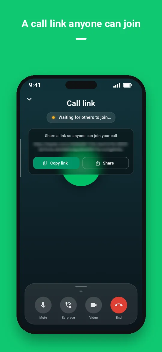 A call link anyone can join — Haydai