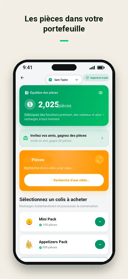 Les pièces dans votre portefeuille — Haydai