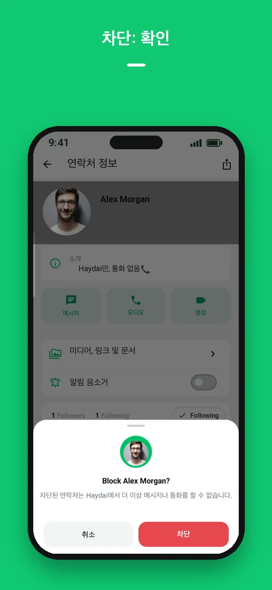 차단: 확인 — Haydai