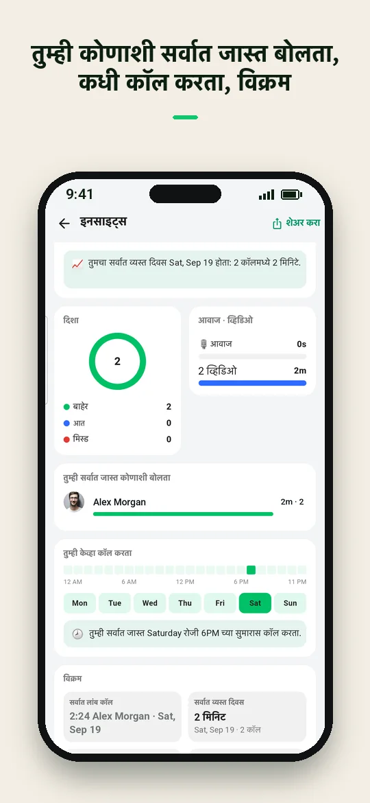 तुम्ही कोणाशी सर्वात जास्त बोलता, कधी कॉल करता, विक्रम — Haydai