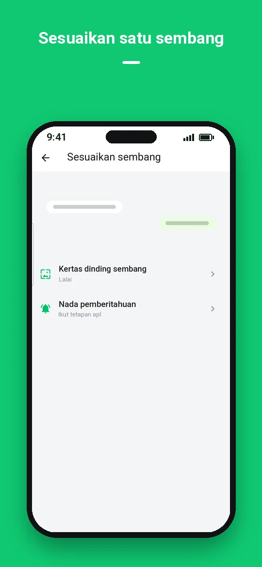 Sesuaikan satu sembang — Haydai