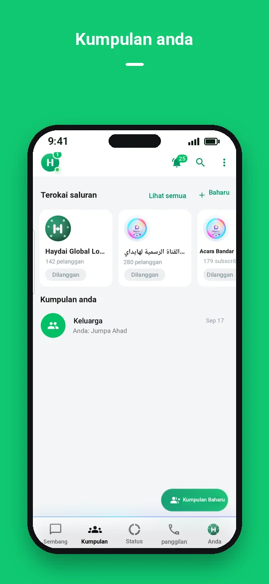 Kumpulan anda — Haydai
