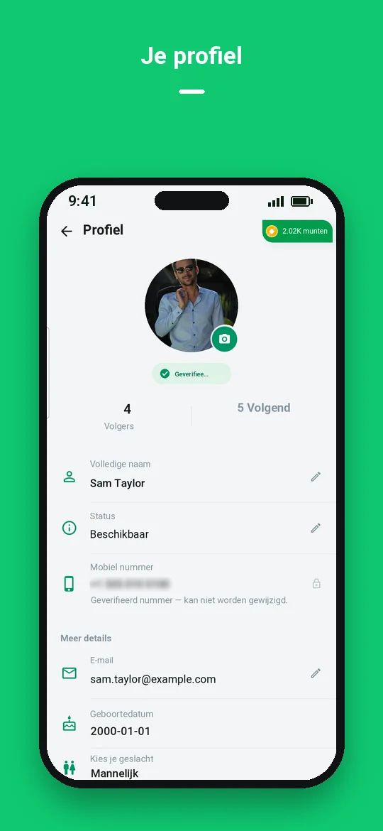 Je profiel — Haydai