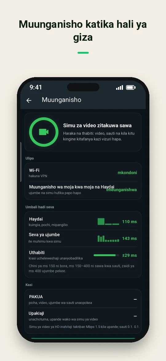 Muunganisho katika hali ya giza — Haydai