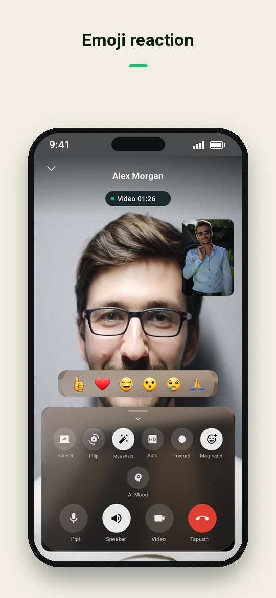 Emoji reaction — Haydai