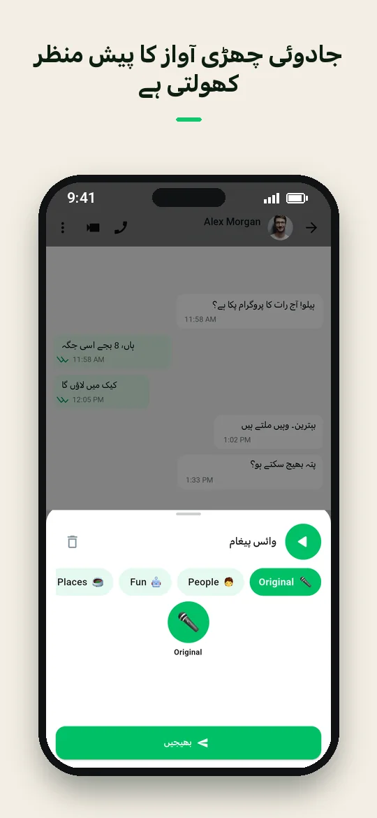 جادوئی چھڑی آواز کا پیش منظر کھولتی ہے — Haydai