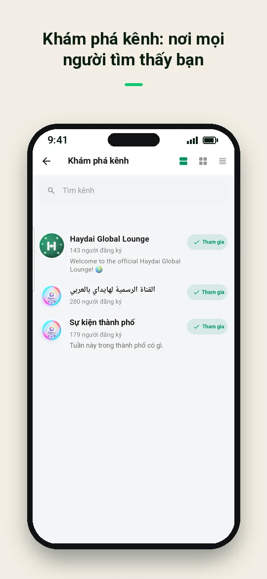 Khám phá kênh: nơi mọi người tìm thấy bạn — Haydai