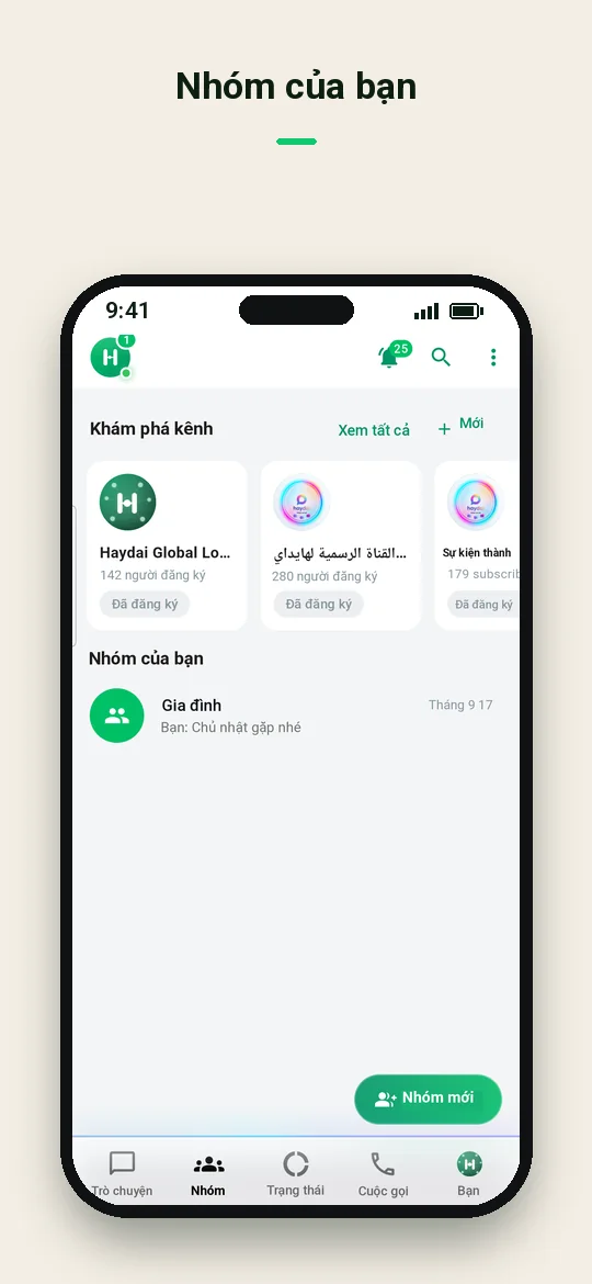 Nhóm của bạn — Haydai